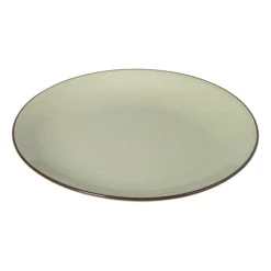 Xenos Borden-Ontbijtbord Emma - lichtgroen - ø21x2.5 cm