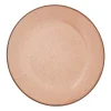 Xenos Borden-Ontbijtbord Emma - terra roze - ⌀21 cm