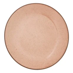 Xenos Borden-Ontbijtbord Emma - terra roze - ⌀21 cm