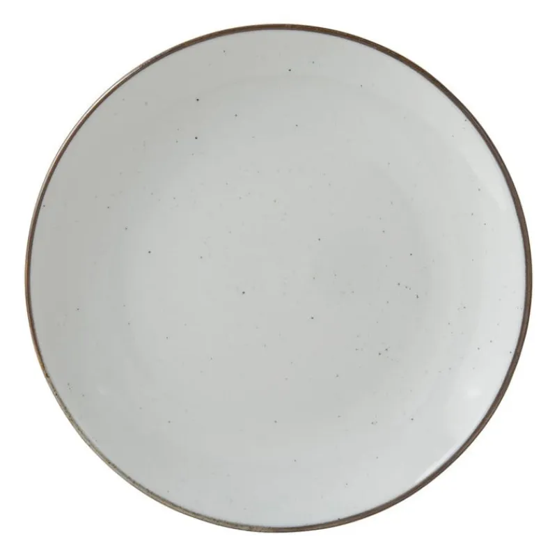 Xenos Borden-Ontbijtbord Emma - wit - ø21 cm