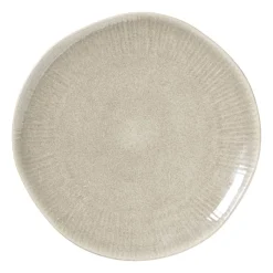 Xenos Borden-Ontbijtbord fuji - beige - ø21x2.1 cm