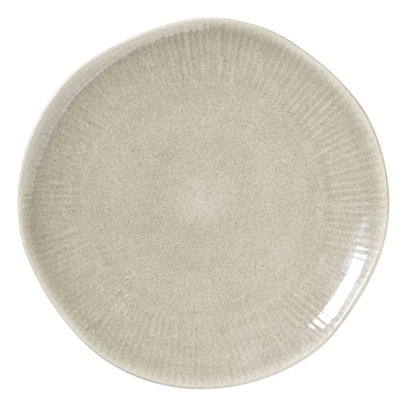 Xenos Borden-Ontbijtbord fuji - beige - ø21x2.1 cm