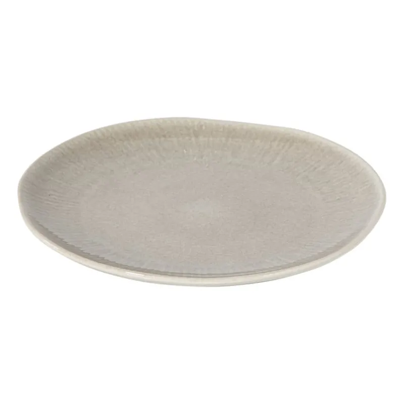 Xenos Borden-Ontbijtbord fuji - beige - ø21x2.1 cm