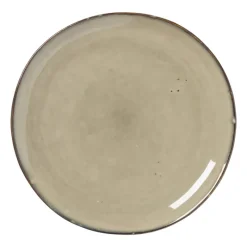 Xenos Borden-Ontbijtbord Toscane - beige - ø20.5 cm