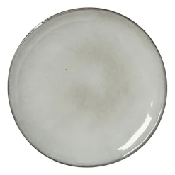 Xenos Borden-Ontbijtbord Toscane - grijs - ø20.5 cm