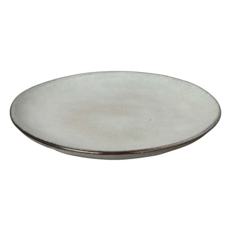 Xenos Borden-Ontbijtbord Toscane - grijs - ø20.5 cm