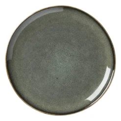 Xenos Borden-Ontbijtbord Toscane - lichtgroen - ø20.5 cm