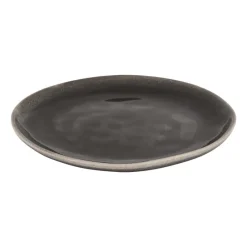 Xenos Borden-Ontbijtbord Toscane - zwart - ø20.5 cm