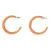 Xenos Verkleedaccessoires-Oorbellen - oranje