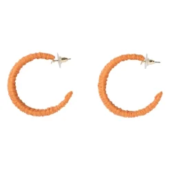 Xenos Verkleedaccessoires-Oorbellen - oranje