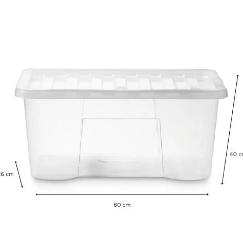 Xenos Opbergboxen-Opbergbox Quasar - set van 3 - 50 liter