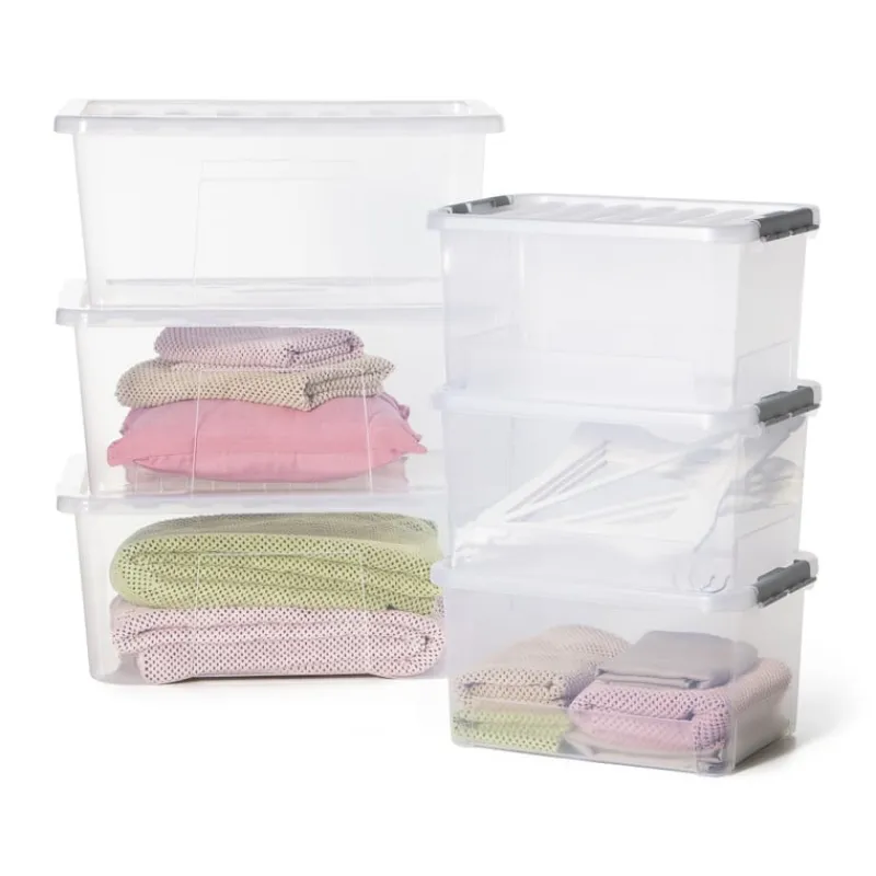 Xenos Opbergboxen-Opbergbox Quasar - set van 3 - 50 liter