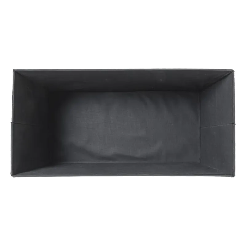Xenos Opbergboxen-Opbergbox teddy rib rechthoekig - wit - 38x76x38 cm