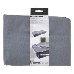 Xenos Opbergbakken-Opberghoes voor dekbed of kussens - grijs - 15x100x45 cm