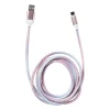 Xenos Opladers-Oplaadkabel USB naar USB-C - 2 meter - regenboog