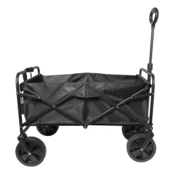 Xenos Festivals-Opvouwbare bolderkar - zwart - 103x54x108 cm