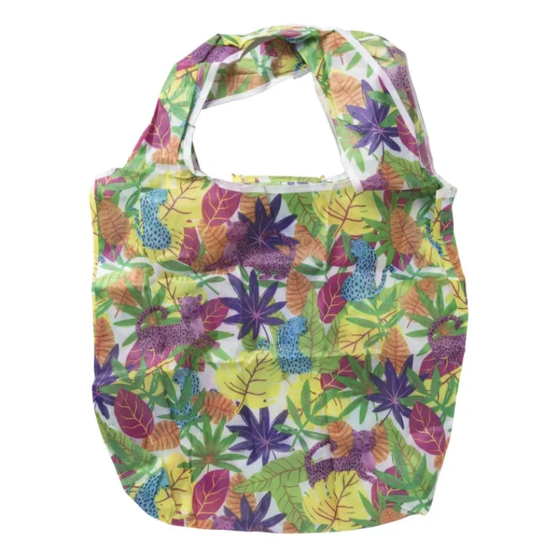 Xenos Opvouwbare Tasjes-Opvouwbare tas - colorful leopard