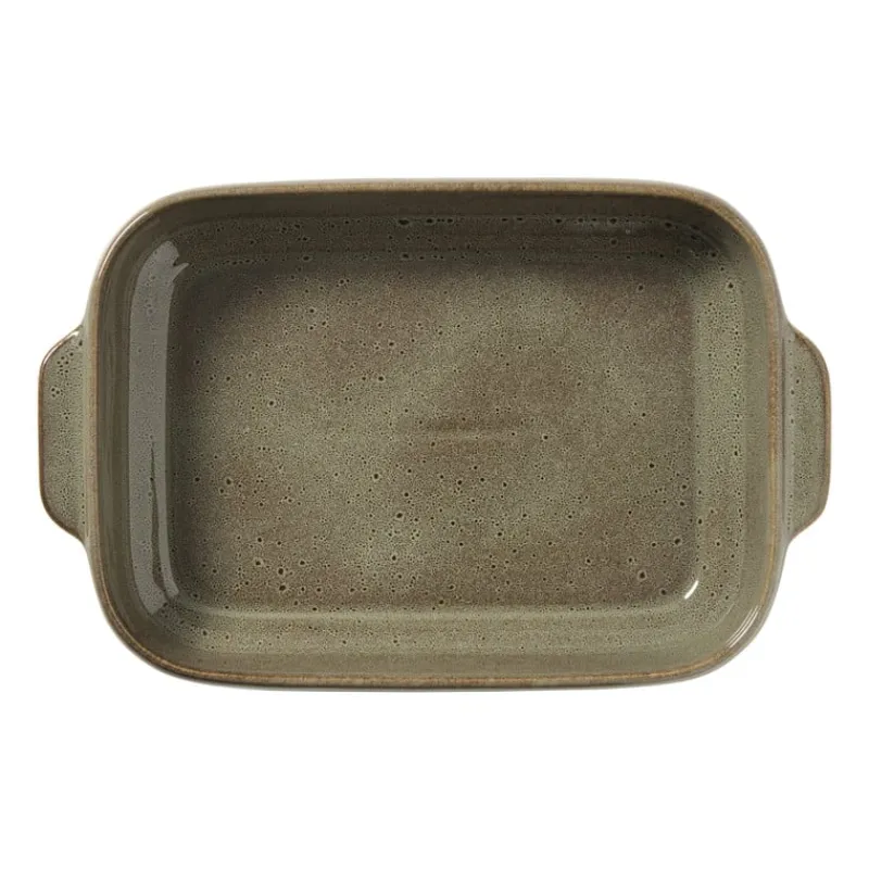 Xenos Ovenschalen|Kerstservies-Ovenschaal Toscane L - groen - 6.5x33x21 cm