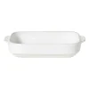 Xenos Ovenschalen-Ovenschaal Toscane L - wit - 6.5x33x21 cm