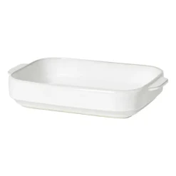 Xenos Ovenschalen-Ovenschaal Toscane L - wit - 6.5x33x21 cm