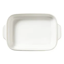 Xenos Ovenschalen-Ovenschaal Toscane L - wit - 6.5x33x21 cm