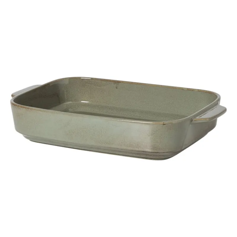Xenos Ovenschalen-Ovenschaal Toscane XL - groen - 7.3x38.8x24 cm