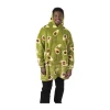 Xenos Winterartikelen-Oversized hoodie avocado - one size - polyester