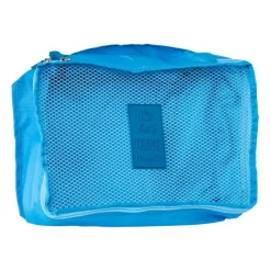 Xenos Koffer Organizers-Packing cubes - blauw - set van 3
