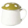 Xenos Mokken-Paddenstoel mok - groen - 350 ml