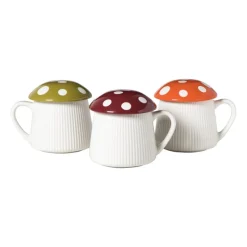 Xenos Mokken-Paddenstoel mok - groen - 350 ml