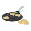 Xenos Pannen|Kerstcadeaus-Pannenkoekenpan smileys - zwart/groen - ø26 cm