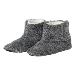 Xenos Winterartikelen-Pantoffels gemeleerd - donkergrijs - maat 41-42