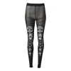 Xenos Verkleedkleding-Panty halloween skelet - one size