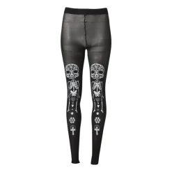 Xenos Verkleedkleding-Panty halloween skelet - one size