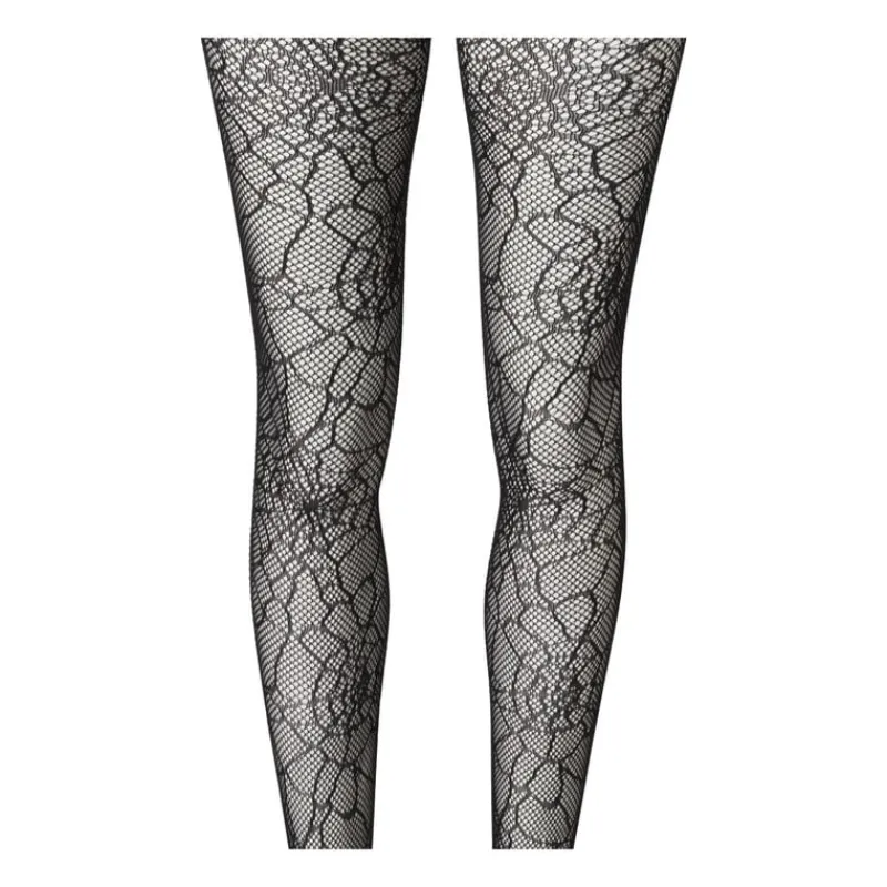 Xenos Verkleedkleding-Panty halloween spinnenweb - one size
