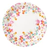 Xenos Wegwerpservies-Papieren bordjes confetti ø18 cm - multikleur - set van 8