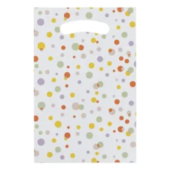 Xenos Kinderfeestjes-Papieren uitdeelzakjes - confetti - set van 10