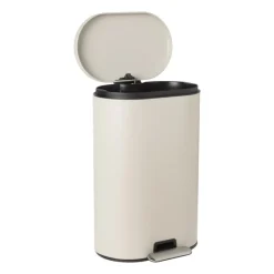 Xenos Pedaalemmers-Pedaalemmer ovaal - beige - 30 liter