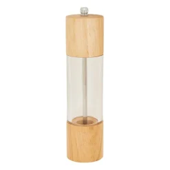 Xenos Keukengerei|Kerstcadeaus-Peper- en zoutmolen - bamboe - 21 cm