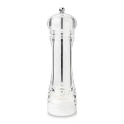Xenos Keukengerei-Peper en zoutmolen - transparant - 22 cm