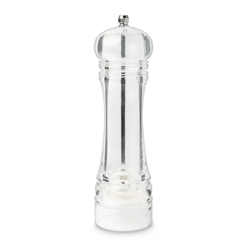 Xenos Keukengerei-Peper en zoutmolen - transparant - 22 cm