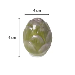 Xenos Keukengerei-Peper- of zoutvaatje artisjok - groen - 4x4x4 cm