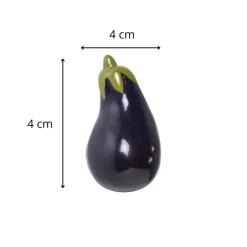 Xenos Keukengerei-Peper- of zoutvaatje aubergine - paars - 4x4x4 cm
