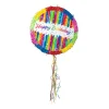 Xenos Piñatas-Piñata happy birthday - multikleur - ø44x9 cm