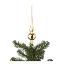 Xenos Kerstpieken-Piek - goud - 7x7x26 cm