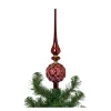 Xenos Kerstpieken-Piek shiny - rood