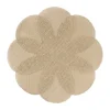 Xenos Kerst|Placemats-Placemat 3D bloem - bruin - ø38 cm