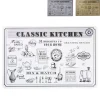 Xenos Placemats-Placemat keuken - 43.5x28.5 cm - diverse varianten