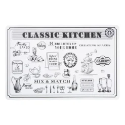 Xenos Placemats-Placemat keuken - 43.5x28.5 cm - diverse varianten
