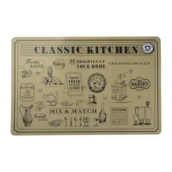 Xenos Placemats-Placemat keuken - 43.5x28.5 cm - diverse varianten
